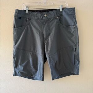 Kuhl Men's Silencr Slate Gray Cargo Shorts Pockets Outdoor Hiking 11” Inseam